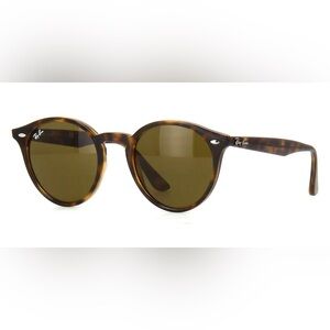 NWT Ray-Ban Sunglasses RB2180 710/83 49-21 Round Tortoise Brown D38, Polarized